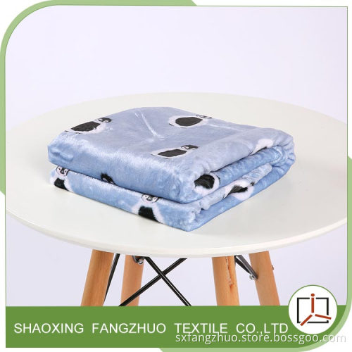 Polyester 300gsm MOQ 50 Digital printing flannel fleece throw blanket